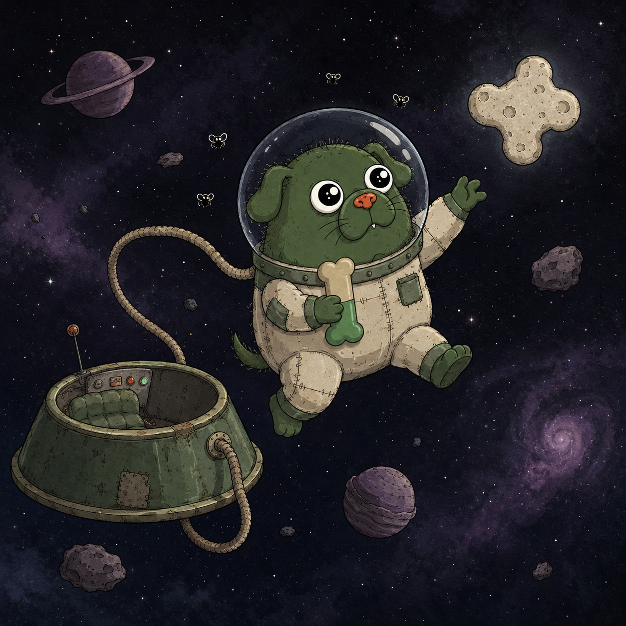 Astronaut Dogstacio